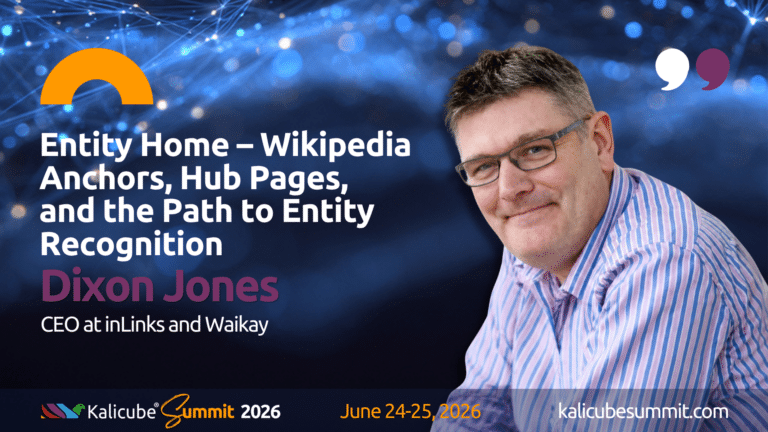 Dixon Jones Kalicube Summit 2026 preview