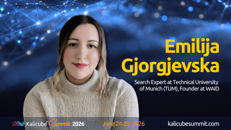 Emilija Gjorgjevska Kalicube Summit 2026 about