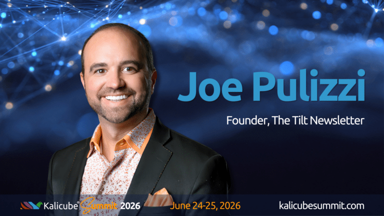 Joe Pulizzi Kalicube Summit 2026 about