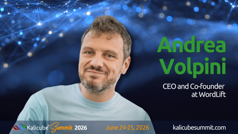 Andrea Volpini Kalicube Summit 2026 about