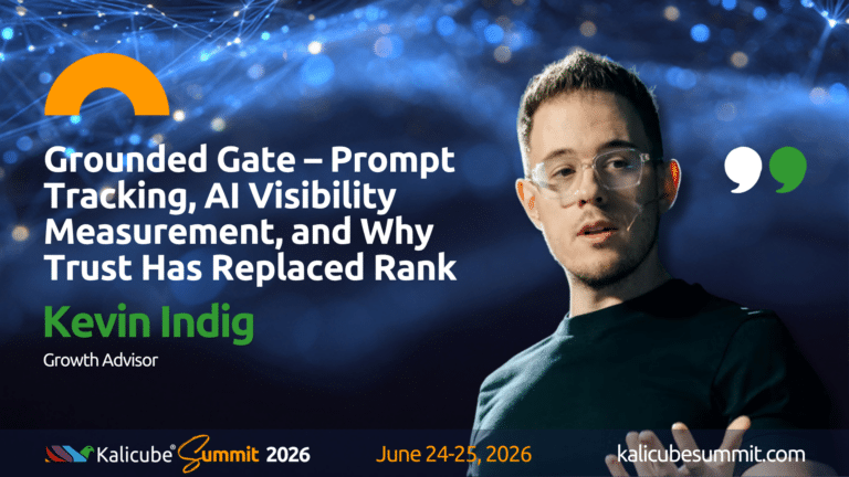 Kevin Indig Kalicube Summit 2026 preview