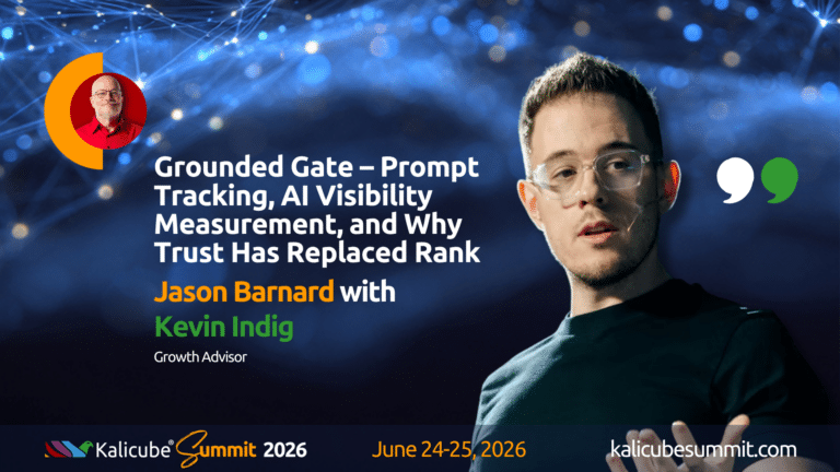 Kevin Indig Kalicube Summit 2026 session