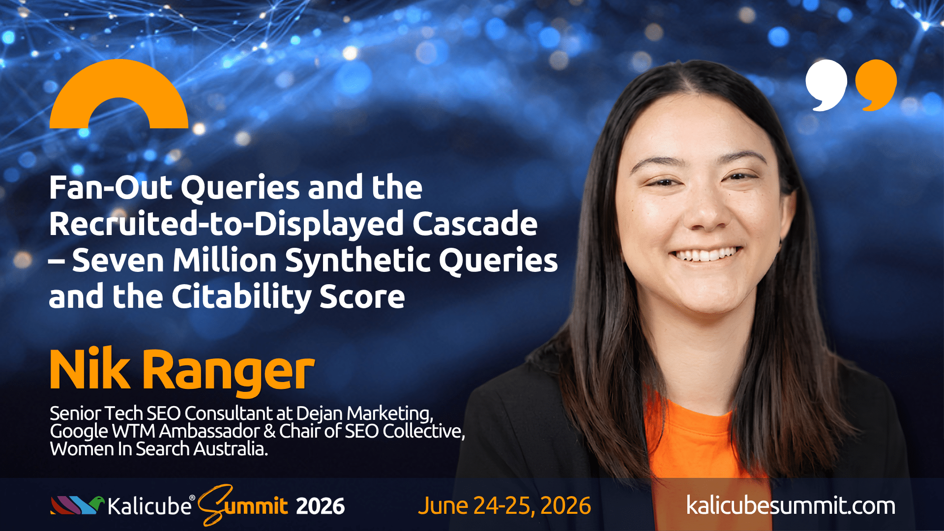 Nik Ranger Kalicube Summit 2026 preview