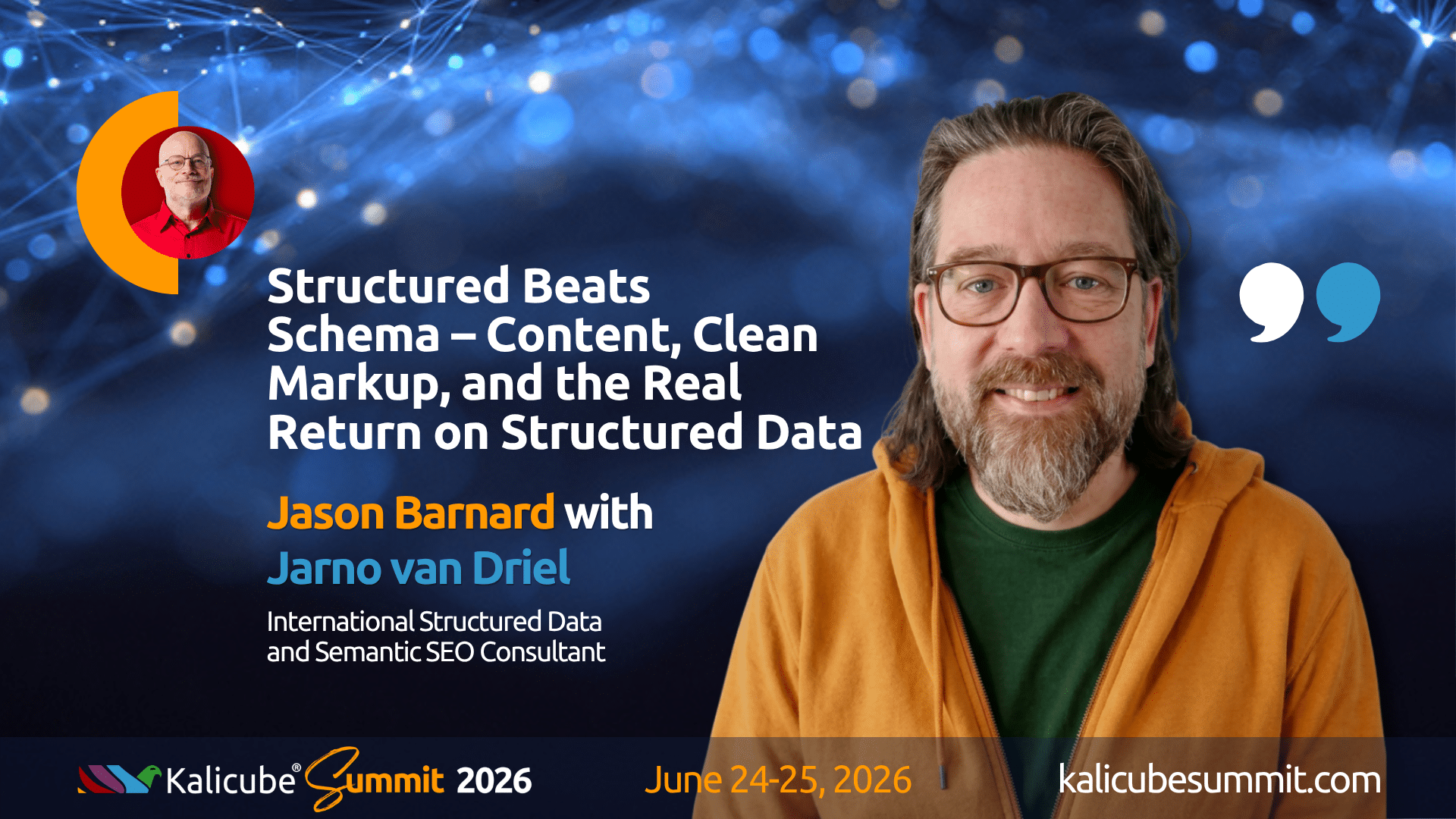 Jarno van Driel Kalicube Summit 2026 session