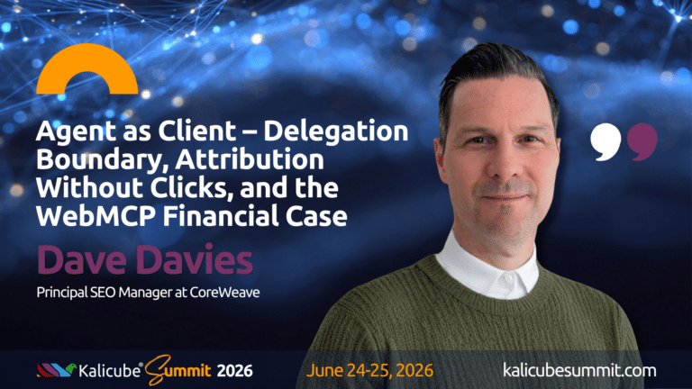 Dave Davis Kalicube Summit 2026 preview