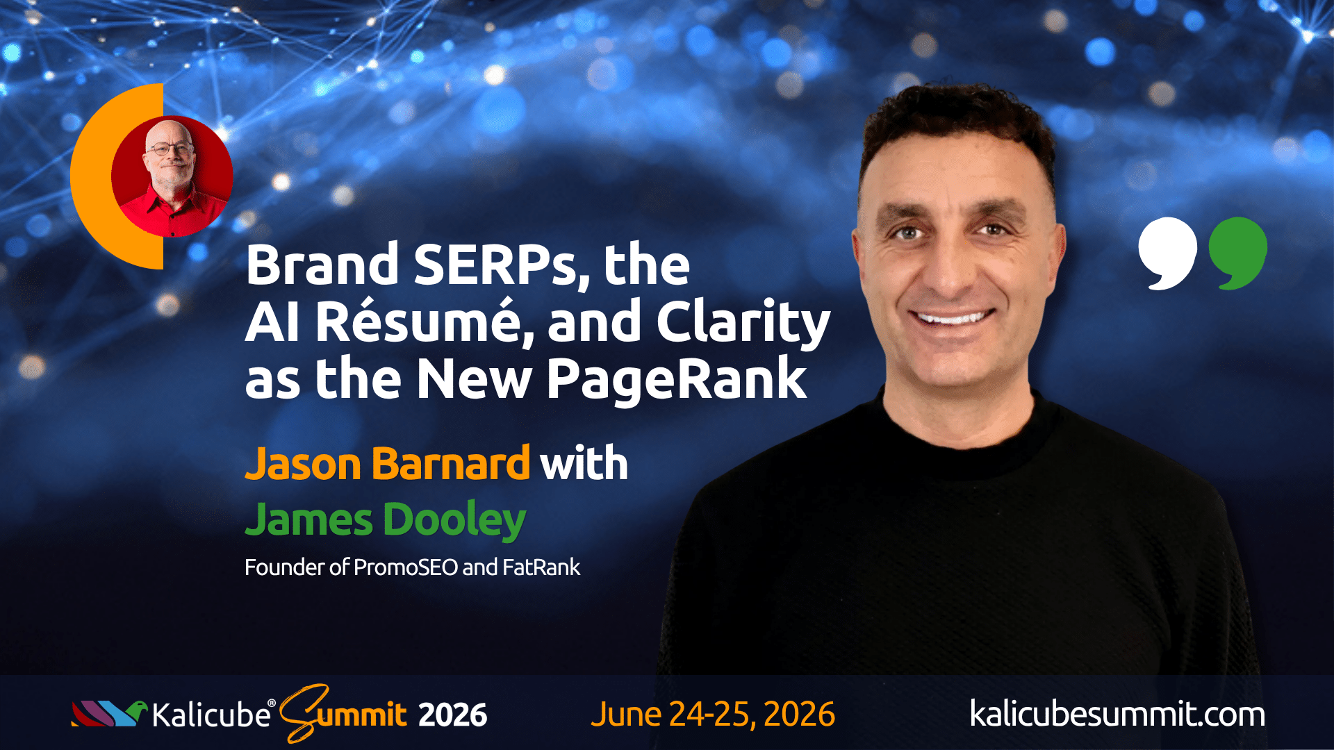 James Dooley Kalicube Summit 2026 session