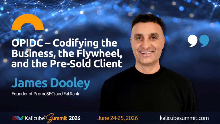 James Dooley Kalicube Summit 2026 preview