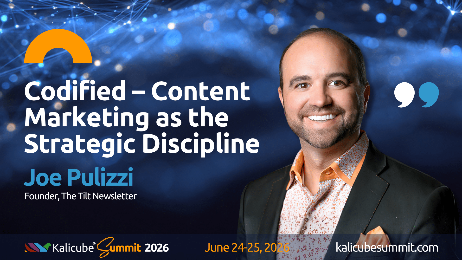 Joe Pulizzi Kalicube Summit 2026 preview
