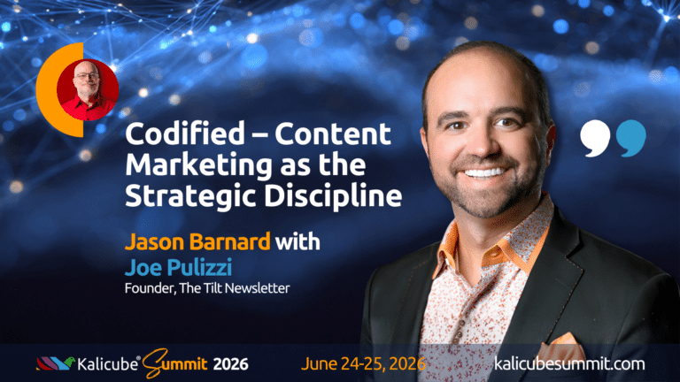 Joe Pulizzi Kalicube Summit 2026 session