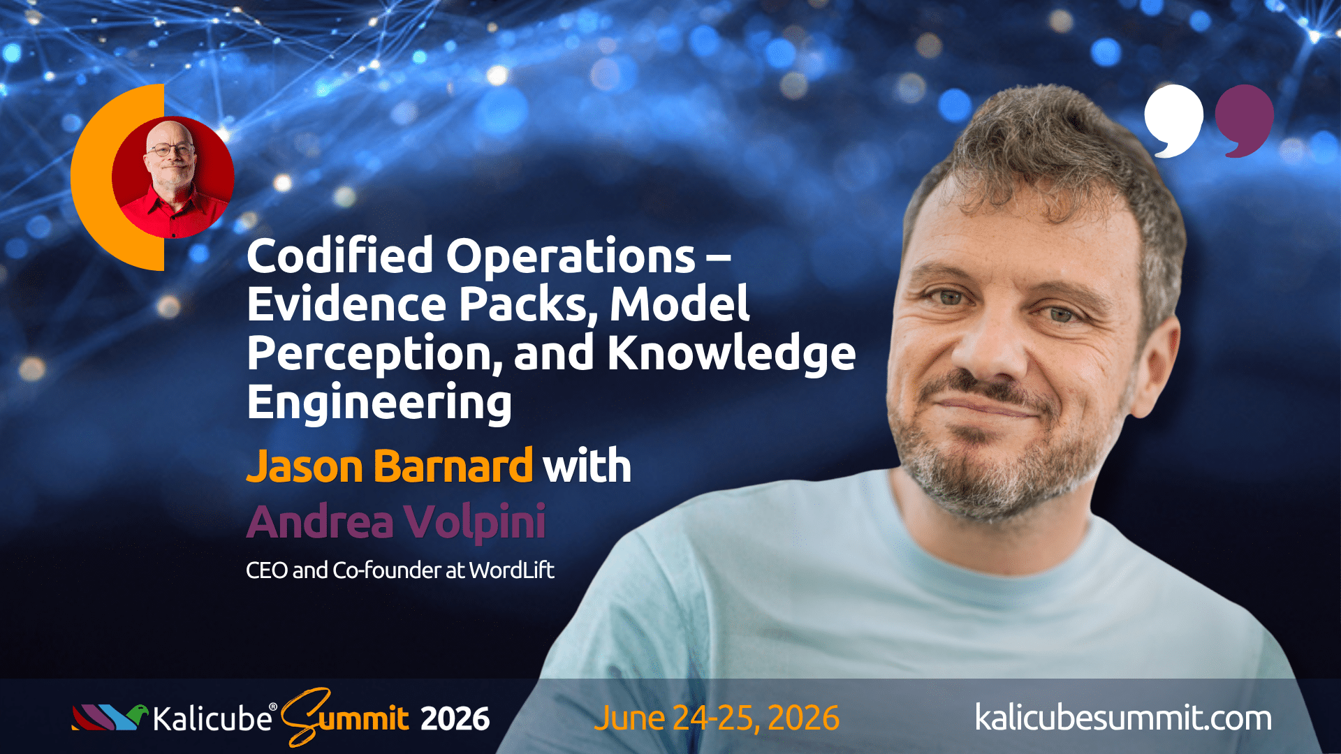 Andrea Volpini Kalicube Summit 2026 session