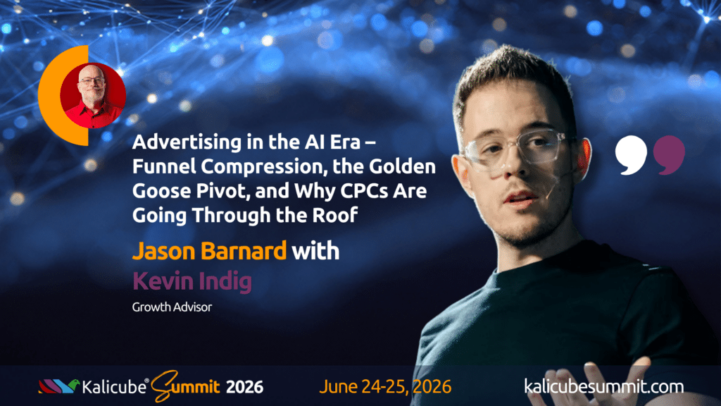 Kevin Indig Kalicube Summit 2026 session