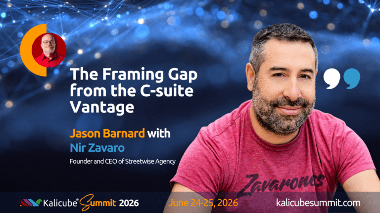 Nir Zavaro Kalicube Summit 2026 session