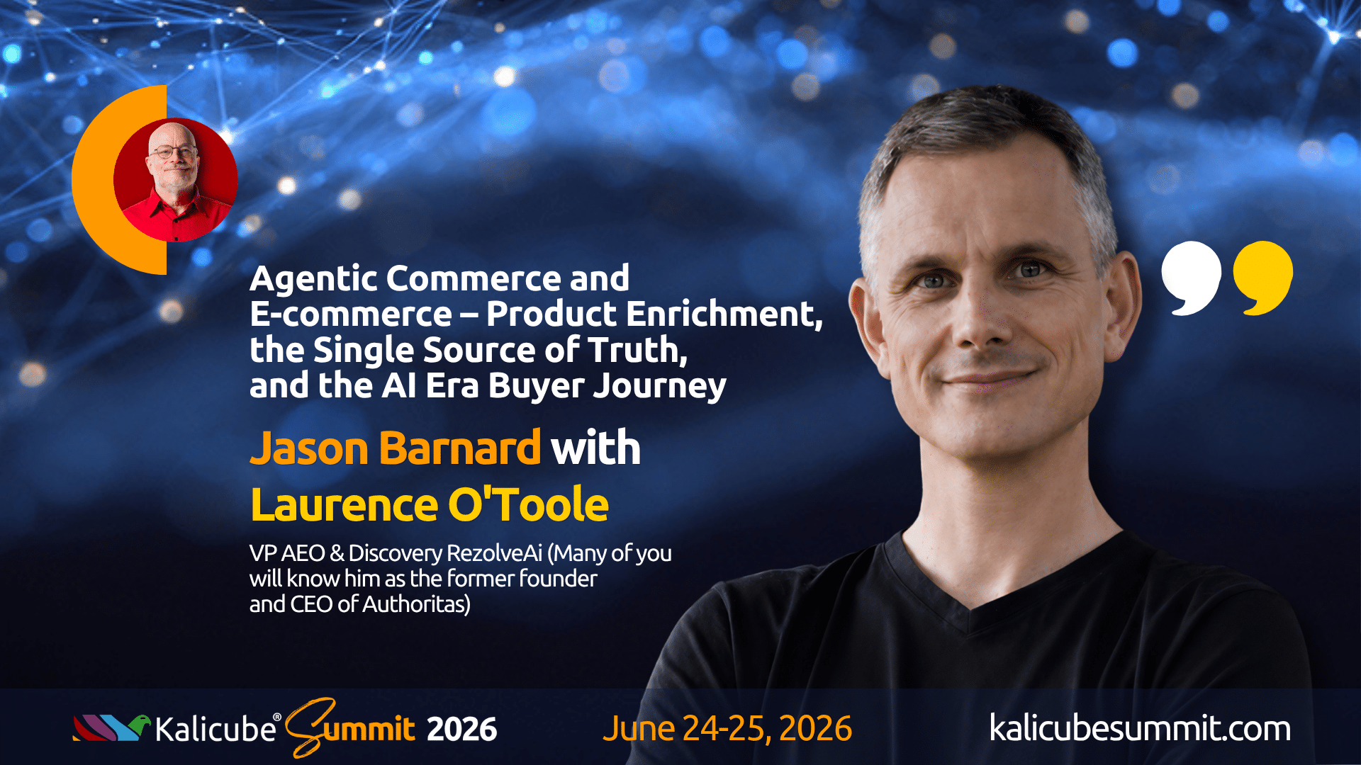 Laurence O'Toole Kalicube Summit 2026 session