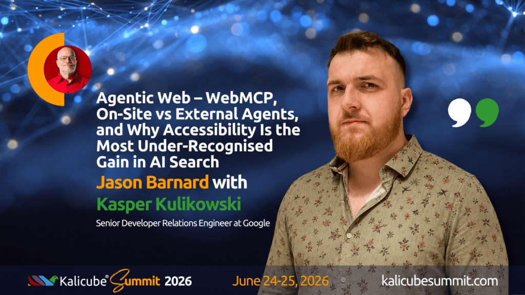 Kasper Kulikowski Kalicube Summit 2026 session