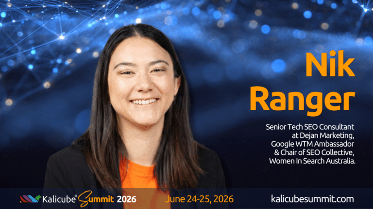 Nik Ranger Kalicube Summit 2026 about