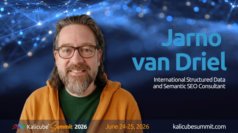 Jarno van Driel Kalicube Summit 2026 about