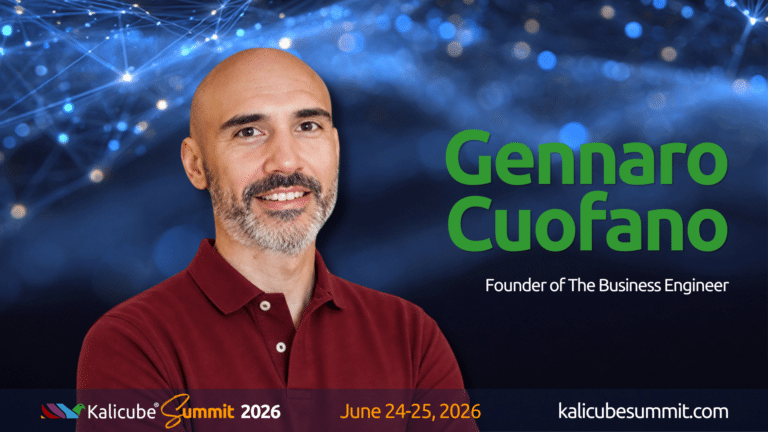 Gennaro Cuofano Kalicube Summit 2026 about